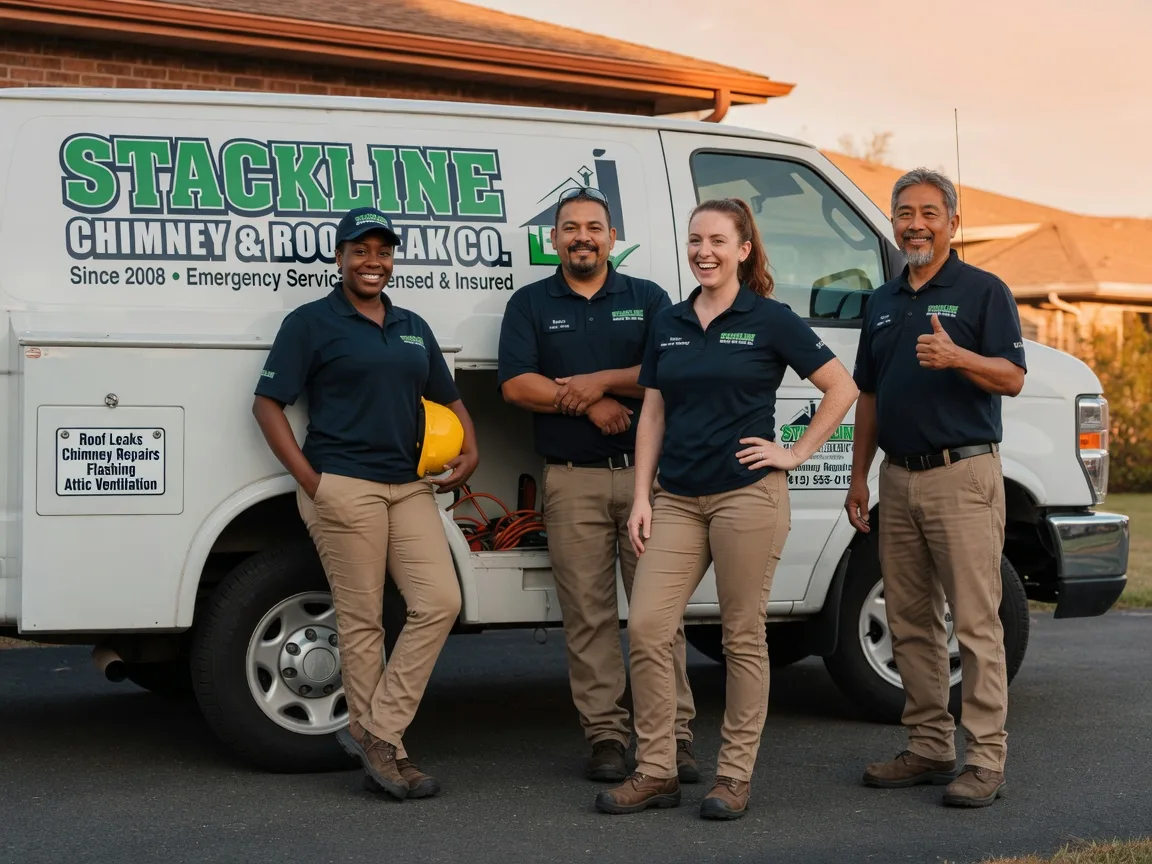 Chimney flashing repair company in Huntington, AR